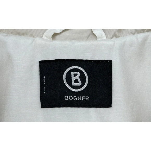 Bogner Women's Size Small Goose Down Puffer Jacket Goan Thylmann Ivory - Picture 9 of 16